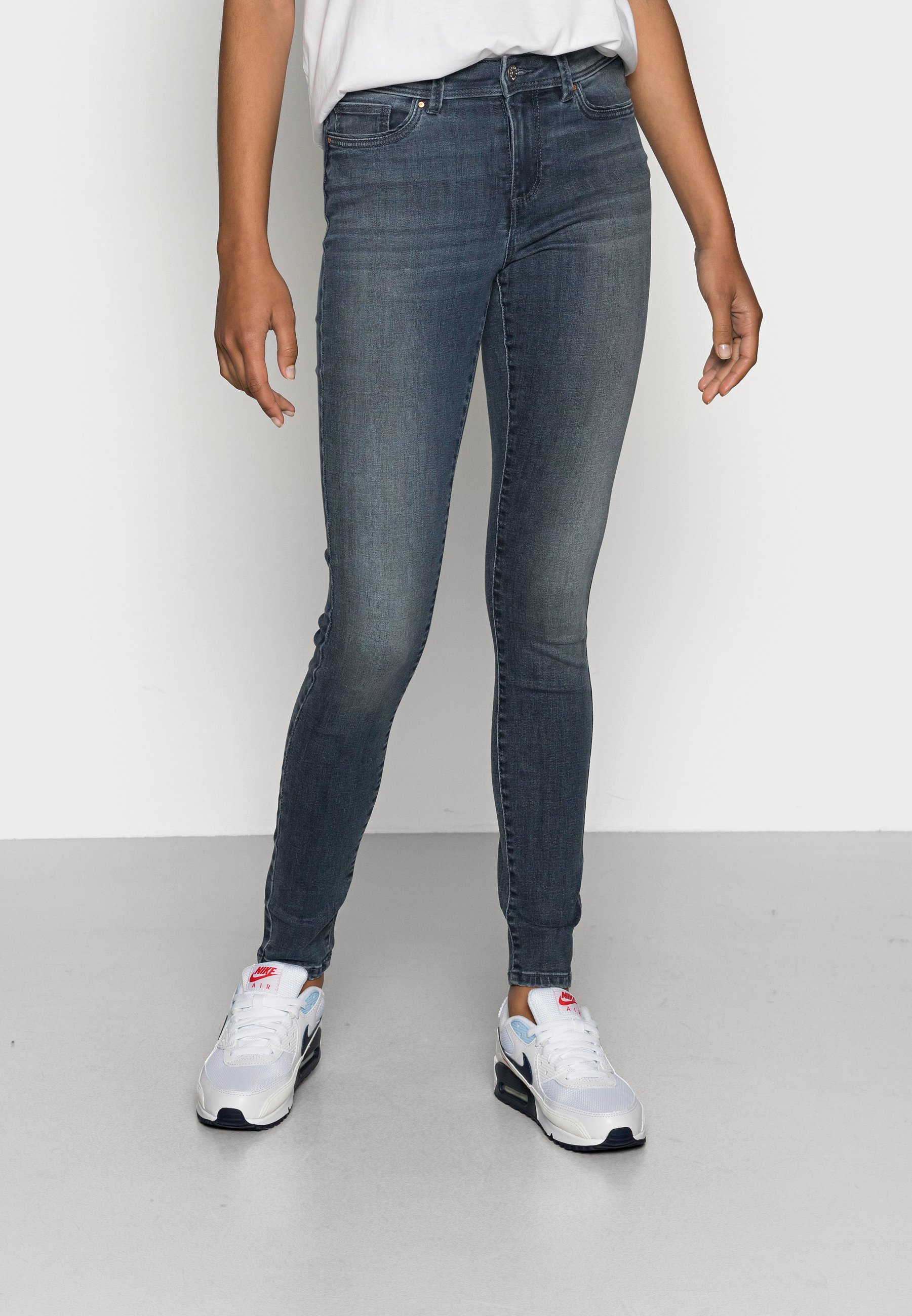 ONLY ONLWAUW LIFE - Jeans Skinny Fit - blue black denim/black - Zalando.ie