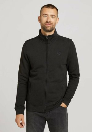 Zip-up sweatshirt - black