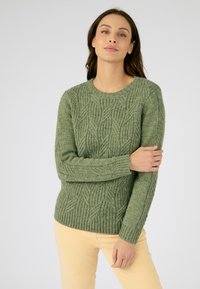 Damart COL ROND - Maglione - vert chiné