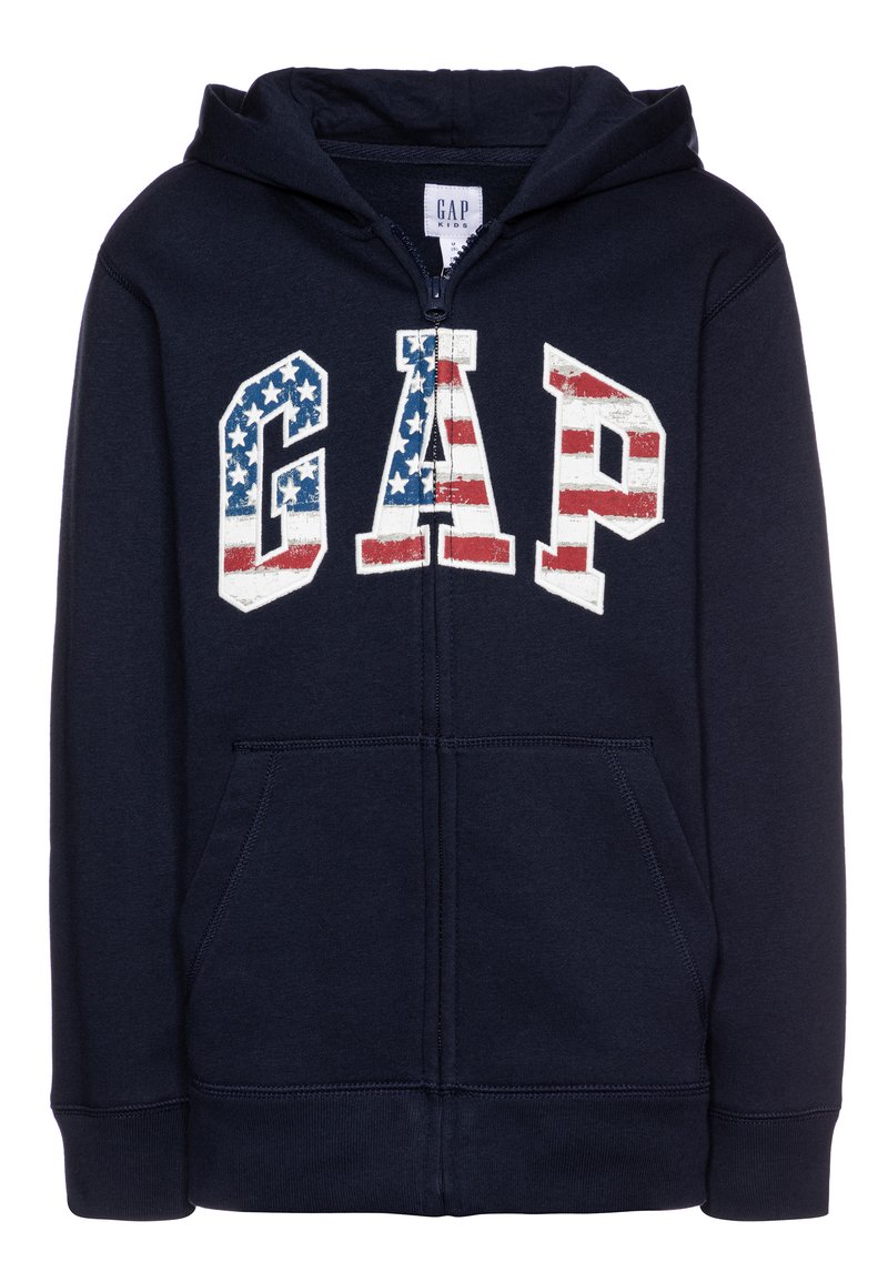 GAP Sweater met rits donkerblauw