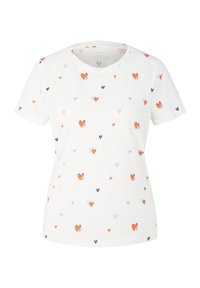 Unselected, offwhite red heart design