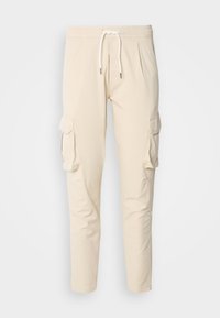 OVERDYED PANTS - Oldalzsebes nadrágok - stone