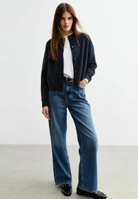 New Look SOFT CREW NECK - Cardigan - navy