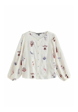 Next, Bluse - ecru patchwork