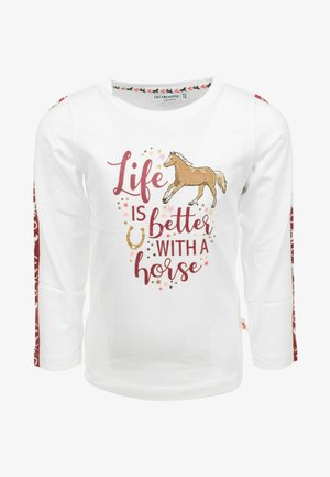 LANGARM - Long sleeved top - off white