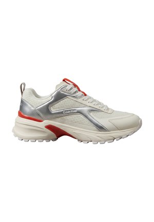 Calvin Klein, Baskets basses - marshmallow silver orange com