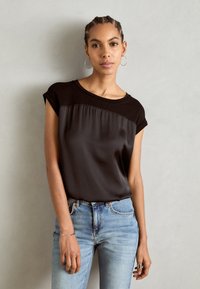 Anna Field - T-shirt con stampa - black Immagine in miniatura 1