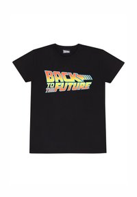 Henry Tiger BACK TO THE FUTURE VINTAGE LOGO - Triko s potiskem - black