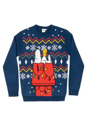 Snoopy, THE PEANUTS WINTER UGLY - Jumper - blau