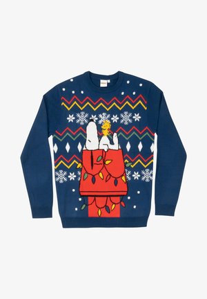Snoopy, THE PEANUTS WINTER UGLY - Jumper - blau