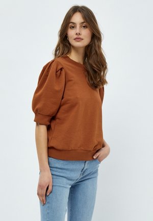 Minus MIMIKA SWEAT - Basic T-shirt - desert sand