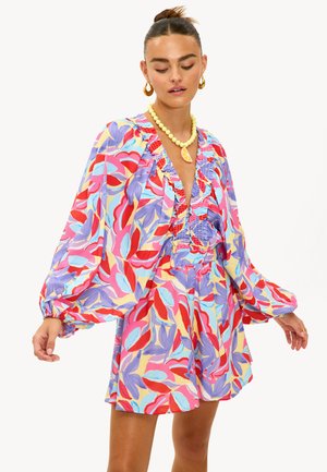 Jumpsuit - leafs   yellow light