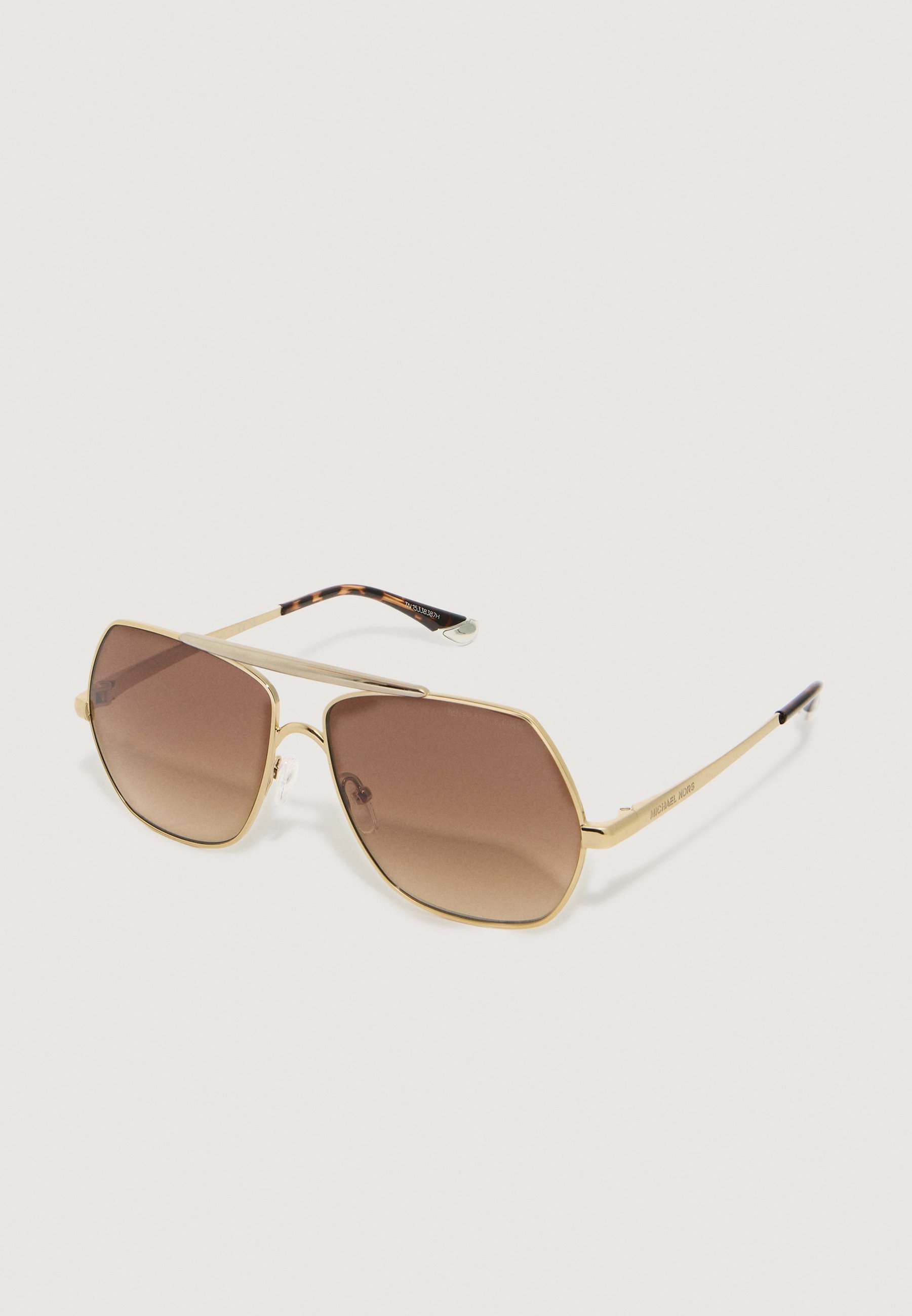 Michael Kors DENVER - Sunglasses - light gold-coloured/smoke 