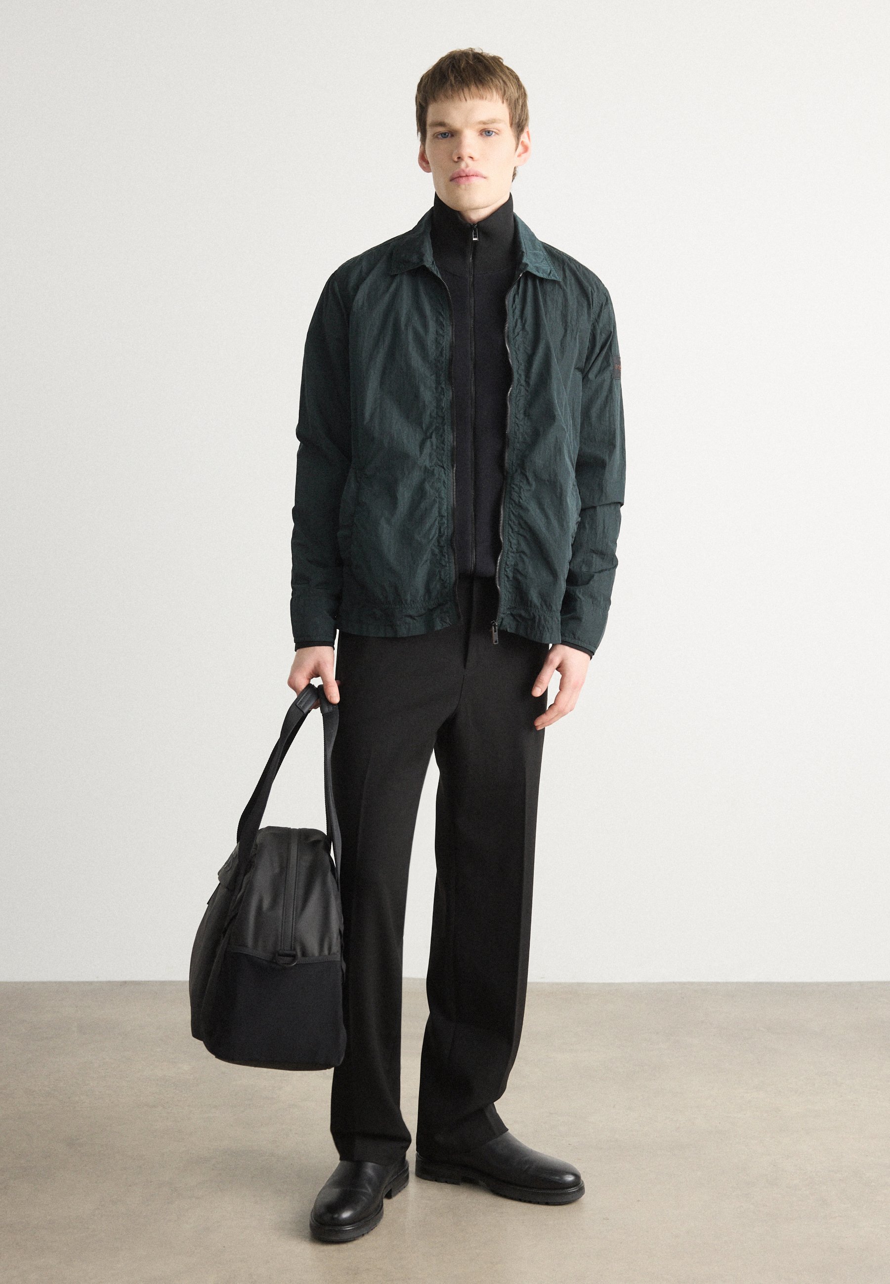 BOSS オリーブ色 ジャケット　FREE ◇45 BOSS LEEJAY - Summer jacket - open green/green - Zalando.co.uk