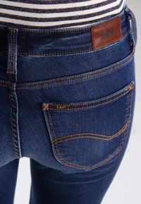 Lee Vaqueros pitillo - dark-blue denim