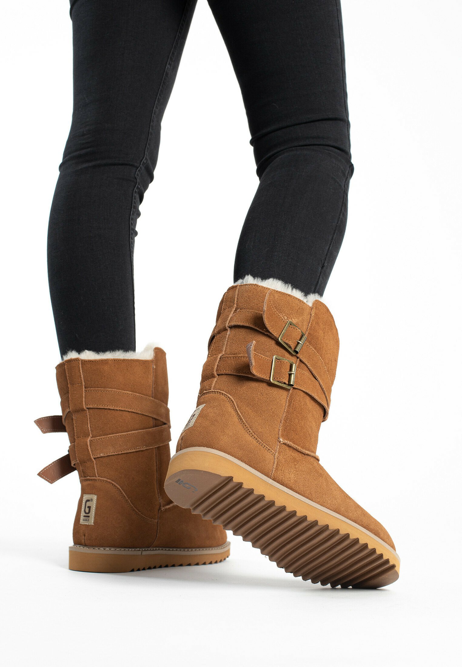Gooce Botas para la nieve - chestnut/camel - Zalando.es