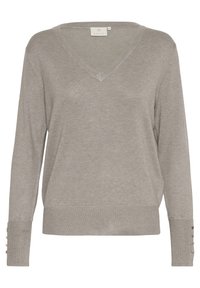 KALIZZA - Strickpullover - elephant skin melange