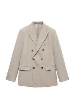 Mango MONACO DOUBLE BREASTED - Suit jacket - beige
