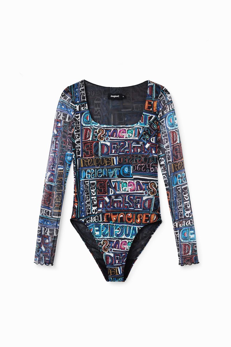 Desigual Longsleeve zwart