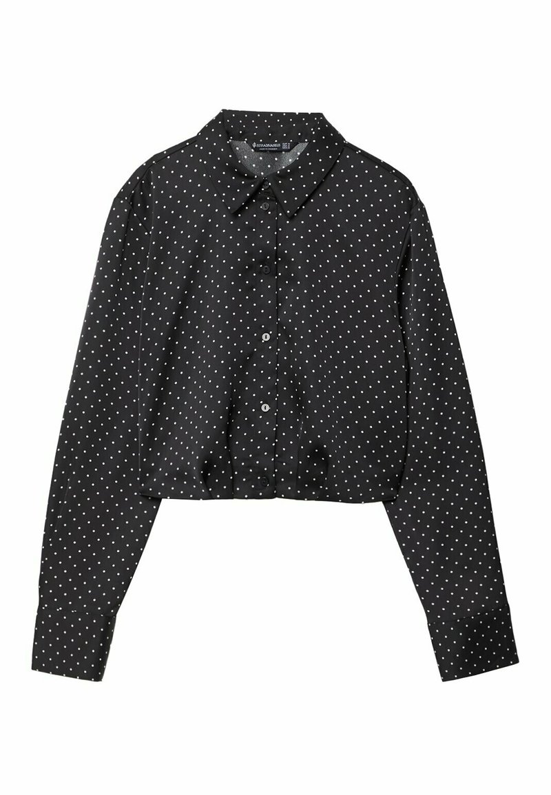 Stradivarius Overhemdblouse zwart