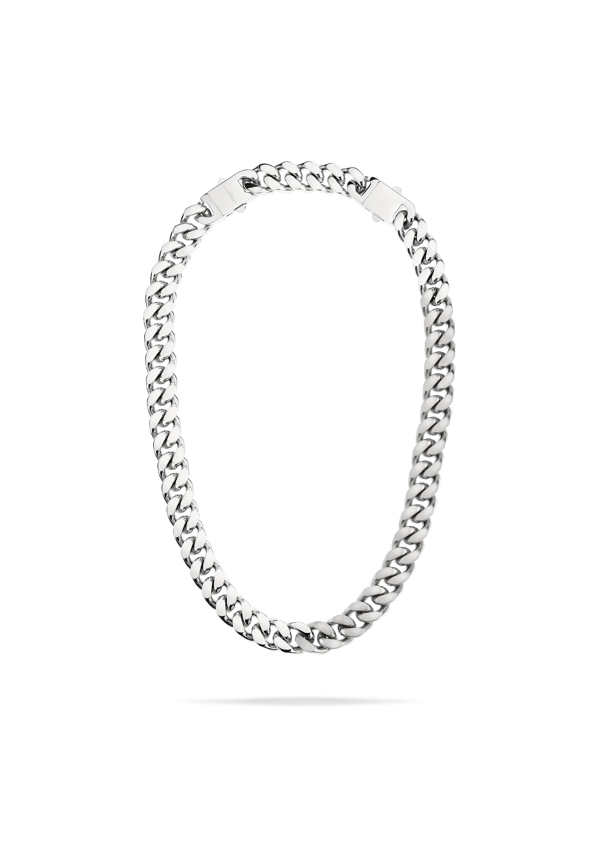 Liebeskind Berlin Damen Halskette - Edelstahl Silber Mit Herzanhänger 45cm