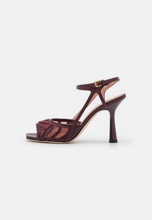 ECHO - High heeled sandals - brown