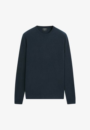 Massimo Dutti, Maglione - mottled dark blue
