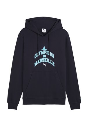 OLYMPIQUE DE MARSEILLE FTBLCULTURE  - Kapuzenpullover - new navy- white