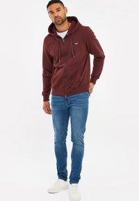 Threadbare TANGERINE - Sweatjakke - burgundy