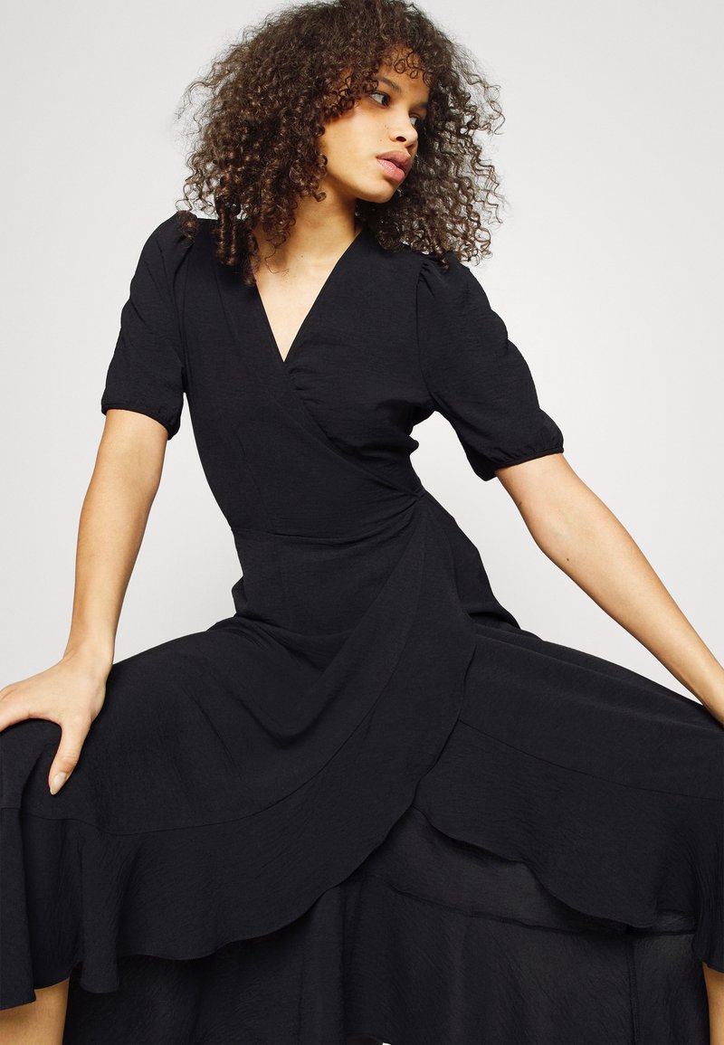 elegant short black dress Elegant Short Black Mother Of The Bride Dresses Lace Bridesmaid Dresses With Sleeves main image 1
