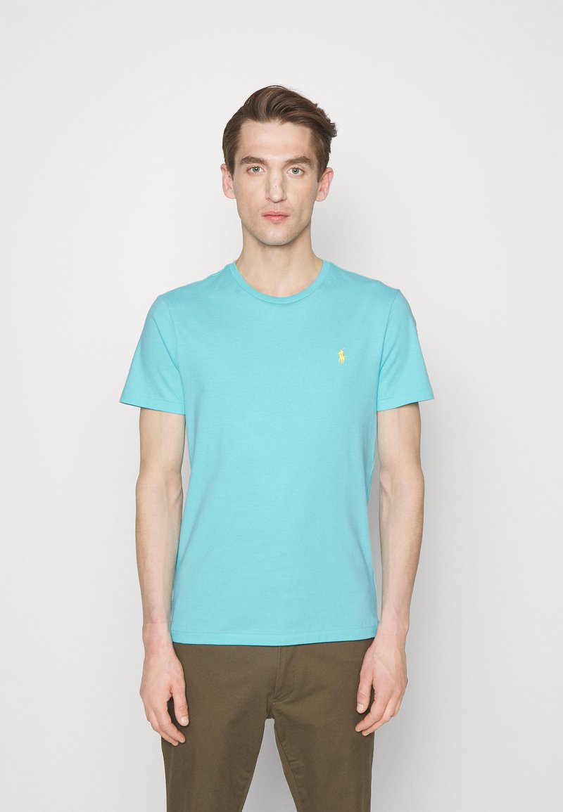 Polo Ralph Lauren CUSTOM SLIM FIT JERSEY CREWNECK T-SHIRT - T-shirt básica - vacation blue