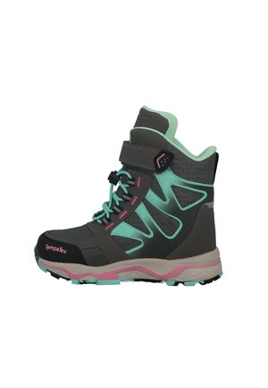 LENNO SYMPATEX UNISEX - Schnürstiefelette - grey/turquoise