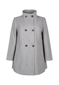 Zizzi Īss mētelis - light grey melange