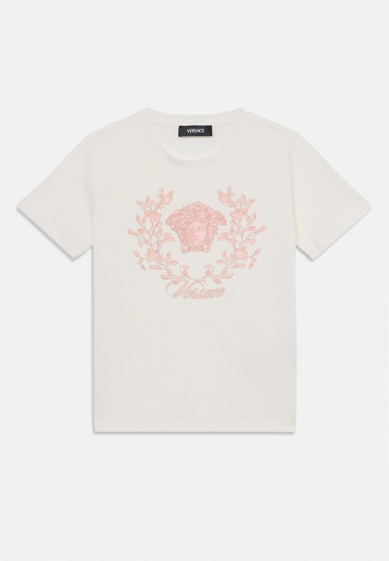Versace - MEDUSA CREST PRINT UNISEX - Camiseta estampada - white/multicolor, Ampliar
