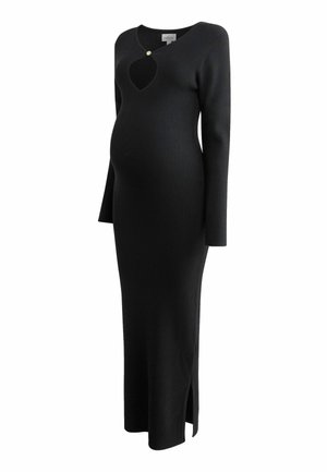 REGULAR FIT - MATERNITY KEYHOLE - Maksikleit - black