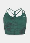 DEFINE SEAMLESS TIE DYE BRA - Vidēja atbalsta sporta krūšturis - hunter green