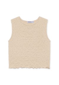 INSIDE TEXTURA FRUNCIDA - Top - beige