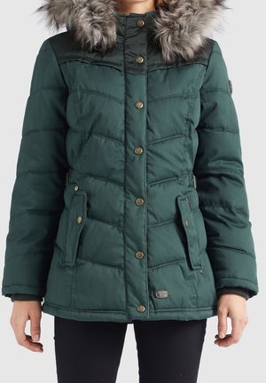khujo Wintermantel - dark green