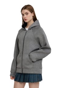 Terranova Felpa con zip - var grigio medio