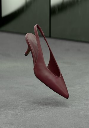 LEATHER - Klasične cipele s visokom petom - burgundy