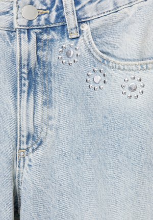 PULL&BEAR, STRAIGHT-LEG WITH MIRRORS - BAGGY JEANS - Jeans Straight Leg - light-blue denim