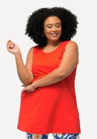 Ulla Popken ROUND NECK POCKET SWING  - Blus