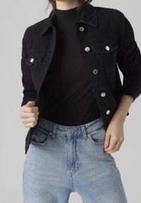 Vero Moda Denim jacket - black denim