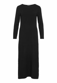 Stickad klänning - black
