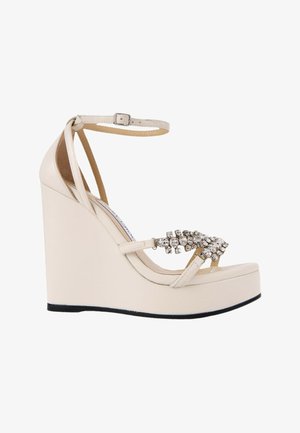 Jimmy Choo, Sandales à talons hauts - beige
