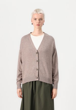VILA VIRIL V NECK CARDIGAN  - Cardigan - brown