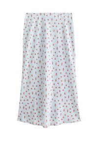 MIDI  - Kokerrok - blue pattern