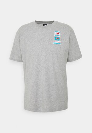 T-Shirt basic - mottled grey
