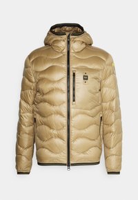 Blauer Dunjakker - beige