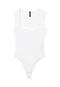 SCOLLO QUADRATO - Top - bianco